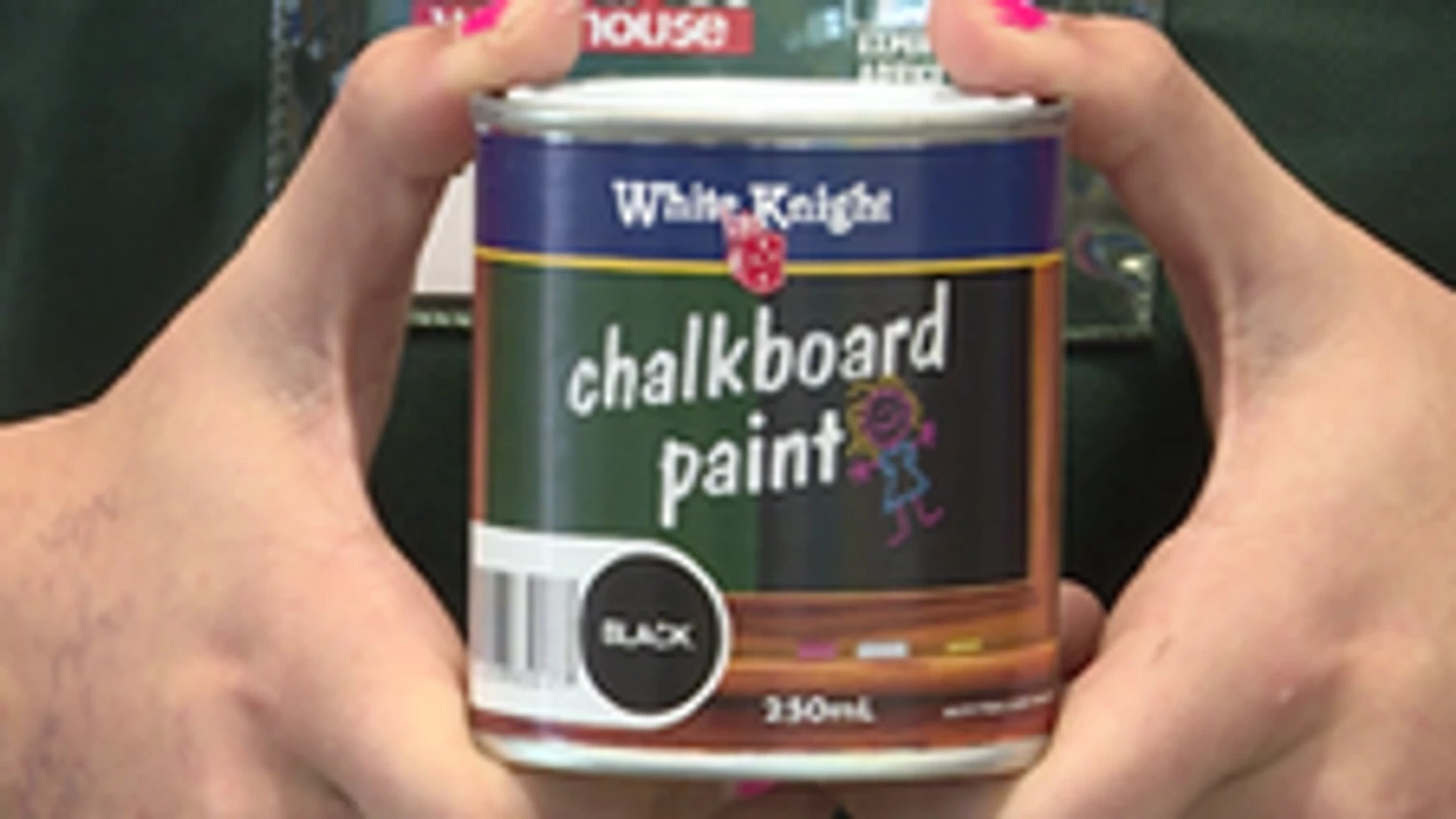 Outlet ๐ White Knight 250ml Chalkboard Paint Black - To Australia โ๏ธ 4 Outlet ๐ White Knight 250ml Chalkboard Paint Black - To Australia โ๏ธ - Image 2