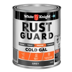 Cheap ๐ฅฐ White Knight 0.5L Rust Guard Cold Gal Primer Paint Grey - To Australia ๐