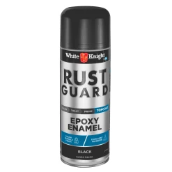 Best reviews of ๐ Australia Only - White Knight Rust Guard 310g Gloss Black Epoxy Enamel Spray Paint ๐ฅฐ