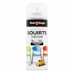 Best reviews of 💯 Australia Sale - White Knight 310g Clear Gloss Squirts Spray Paint 😀