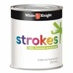 Cheapest ⌛ Australia Only - White Knight Strokes 250ml Gloss Nutmeg Interior Paint 🥰