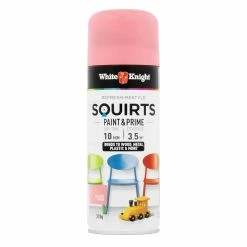 Budget ❤️ White Knight 310g Pink Gloss Squirts Spray Paint - To Australia 🎁