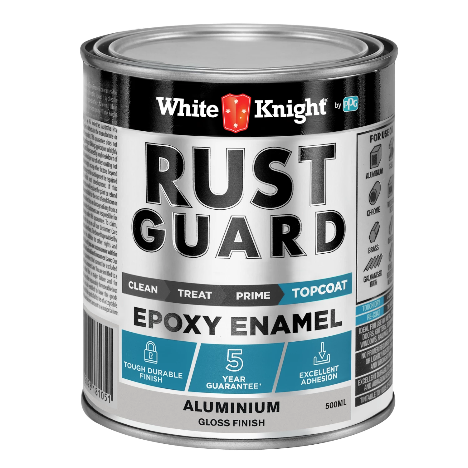 Coupon ๐ White Knight Rust Guard Aluminium Epoxy Enamel Paint - 0.5L - To Australia ๐ 3 Coupon ๐ White Knight Rust Guard Aluminium Epoxy Enamel Paint - 0.5L - To Australia ๐