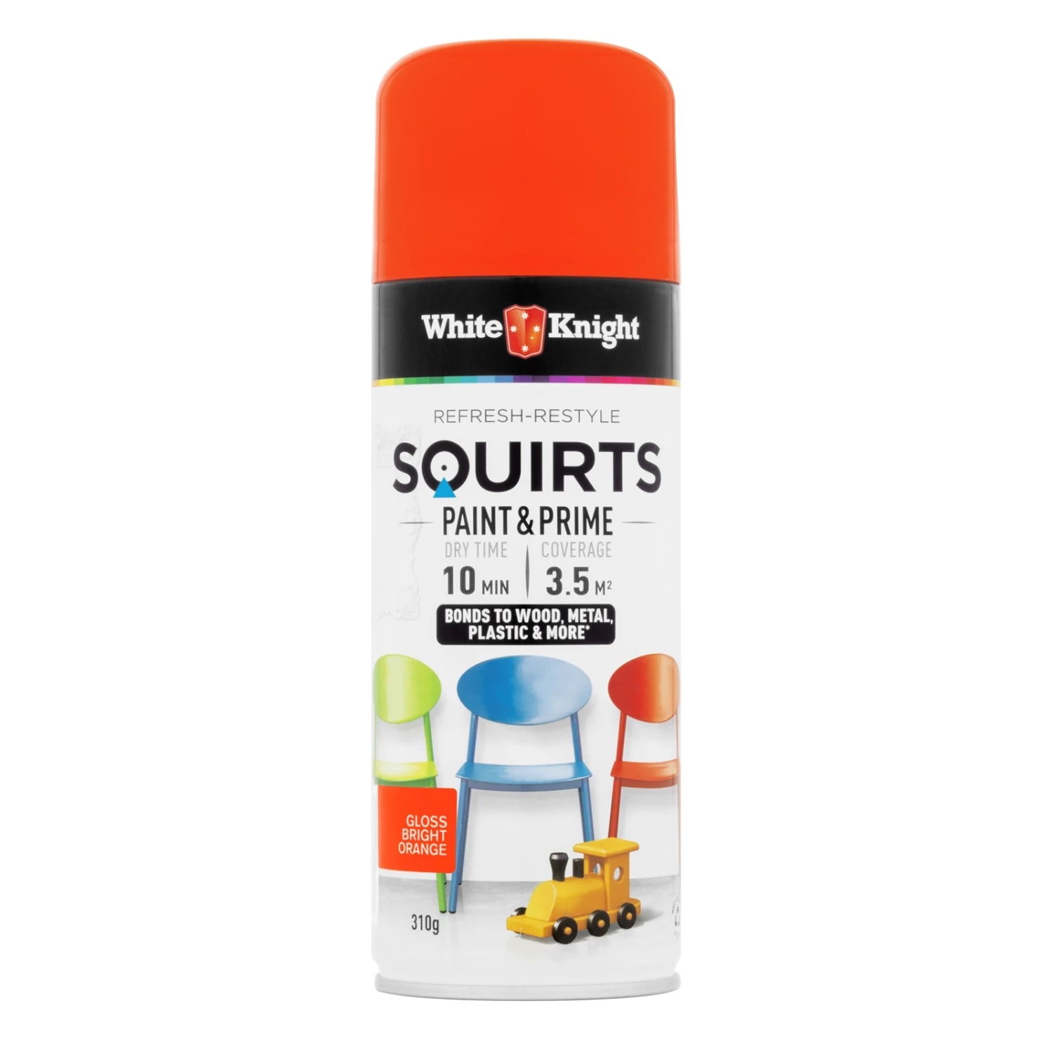 Cheap โญ Australia Only - White Knight 310g Bright Orange Squirts Spray Paint ๐ 3 Cheap โญ Australia Only - White Knight 310g Bright Orange Squirts Spray Paint ๐