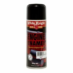 Deals ✨ Australia Sale - White Knight 300g High Temp Engine Enamel Spray Paint Black Gloss 🤩