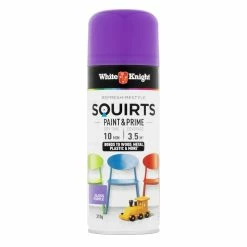 Best reviews of 👏 White Knight 310g Purple Gloss Squirts Spray Paint - To Australia 👍