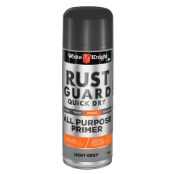 White Knight Shop 7 Buy ๐ White Knight Rust Guard 300g Light Grey Quick Dry All Purpose Primer Spray Paint - To Australia โค๏ธ