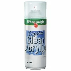 Hot Sale 😉 Australia Sale - White Knight 310g Crystal Clear Acrylic Clear Gloss 🔔