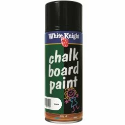 Brand new ๐ Australia Sale - White Knight 300g Chalkboard Spray Paint Black ๐ฅ