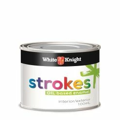 Promo ✔️ Australia Only - White Knight 100ml Gold Strokes Enamel Paint ✨