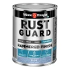 Promo 🛒 Australia Sale - White Knight Rust Guard Gloss Blue 🔨 Hammered Finished Paint - 1L ❤️ -White Knight Shop c47078a34ae84312aed81da2ae933339