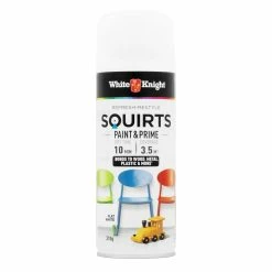 Deals ⌛ White Knight 310g Flat White Squirts Spray Paint - To Australia ⌛
