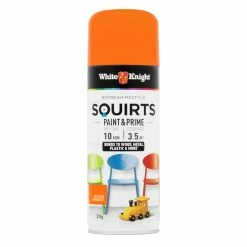 Buy ✨ Australia Only - White Knight 310g Orange Gloss Squirts Spray Paint 🎁