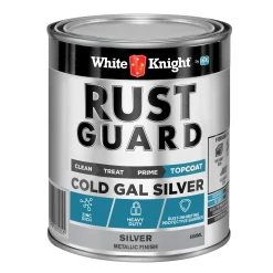 Outlet 🔥 Australia Sale - White Knight 0.5L Cold Gal Silver Rust Guard Primer Paint 👍