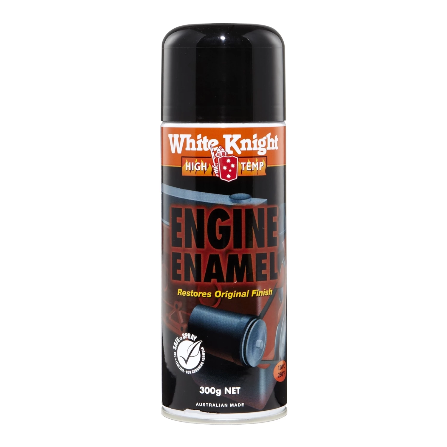 Deals ๐งจ Australia Only - White Knight 300g Flat Black Hi Temp Engine Enamel Spray Paint ๐ 3 Deals ๐งจ Australia Only - White Knight 300g Flat Black Hi Temp Engine Enamel Spray Paint ๐