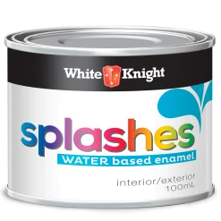 Best reviews of 💯 Australia Sale - White Knight Splashes 100ml Charcoal Water Based Interior Paint 🥰
