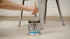 Budget 😀 White Knight Rust Guard Gloss Gunmetal 🔨 Hammered Finished Paint - 1L - To Australia ⭐ -White Knight Shop f6c31966a17a46cdbd521a72b371fd02