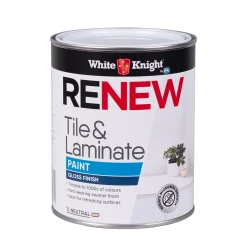 New 🎉 Australia Only - White Knight 1L Neutral Gloss Renew Tile And Laminate Paint ✔️